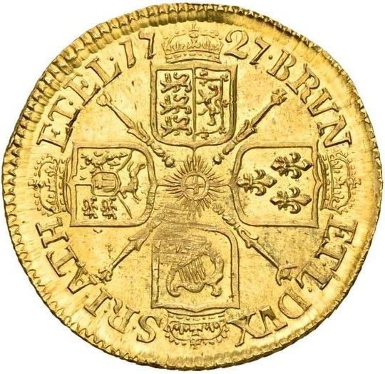 1 Guinea - George I Pattern reverse