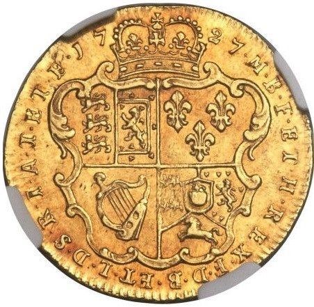 1 Guinea - George II 1st young portrait reverse
