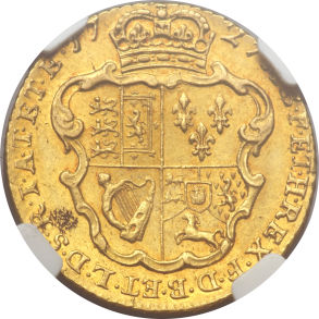 1 Guinea - George II 1st young portrait reverse