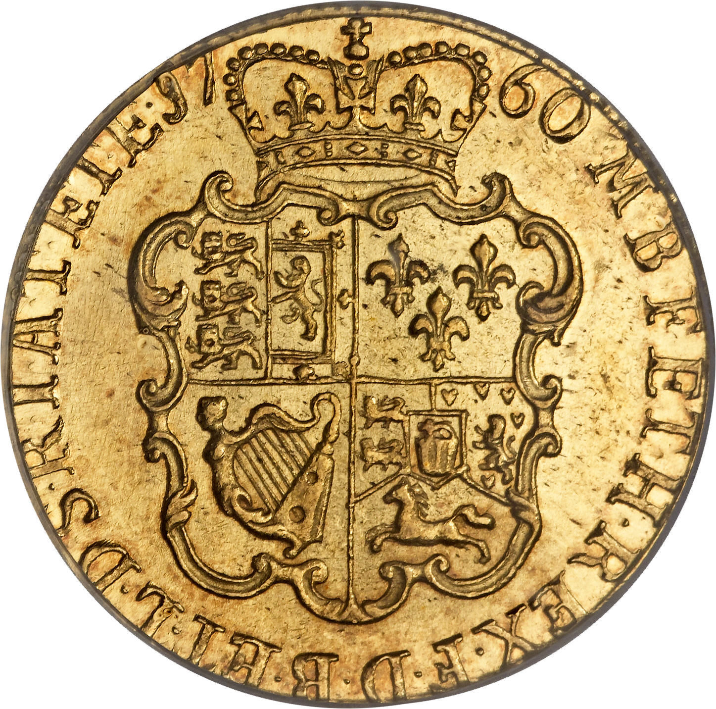 1 Guinea - George II Older portrait reverse