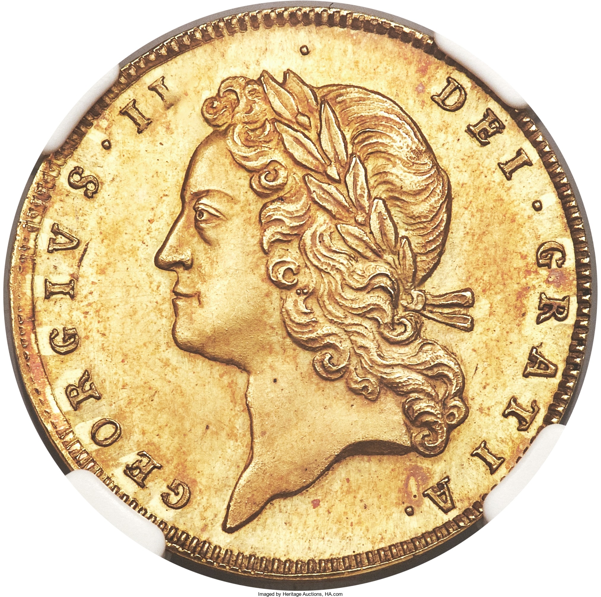 1 Guinea - George II Pattern obverse