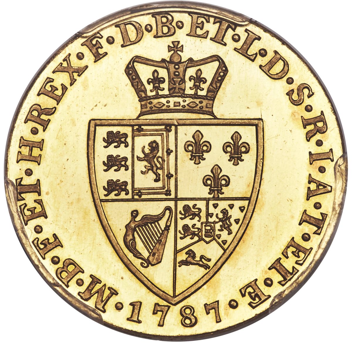 1 Guinea - George III 5th portrait; 'Spade' Guinea
