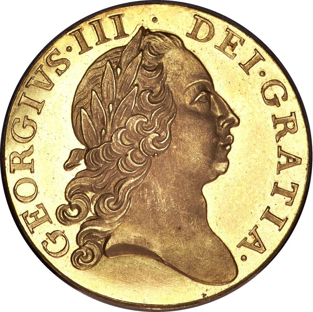 1 Guinea - George III Pattern obverse