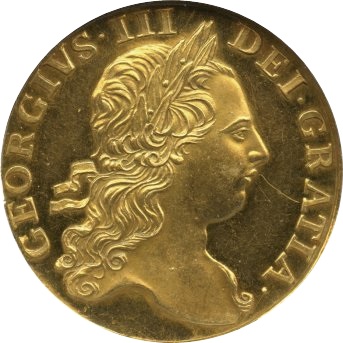 1 Guinea - George III Pattern obverse