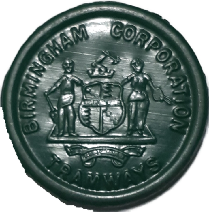 1½ Pence - Birmingham Corporation Tramways obverse