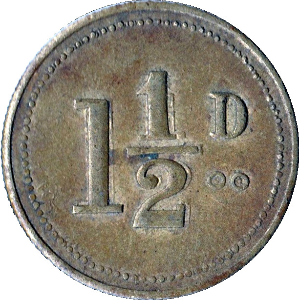 1½ Pence - D F.W. Gray Upwell Farm obverse