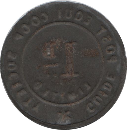 1 Pence - Guide Post Equi CSL Northumberland reverse