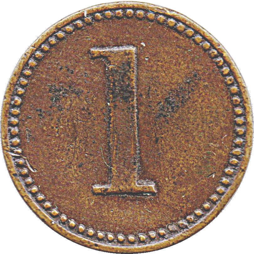 1 Penny - Allwin Token reverse