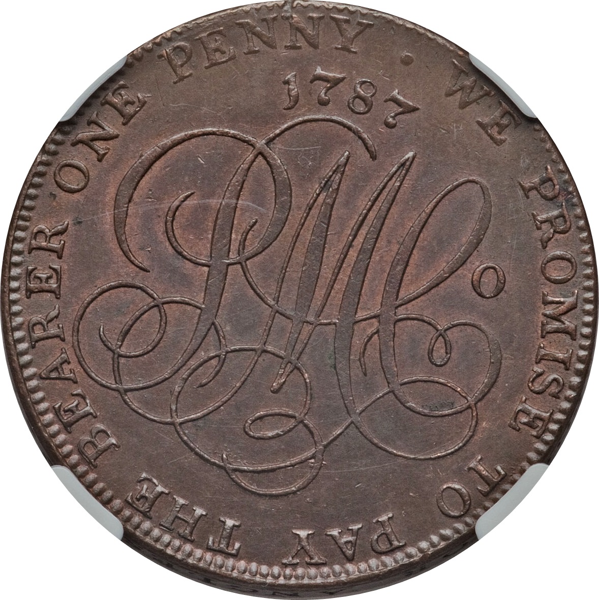 1 Penny Anglesey - Parys Mines Co. / Druid reverse