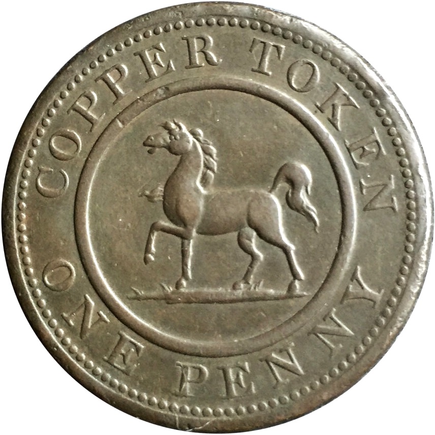 1 Penny Birmingham and South Wales reverse