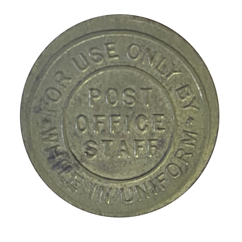 1 Penny - Brighton Corporation Tramways reverse