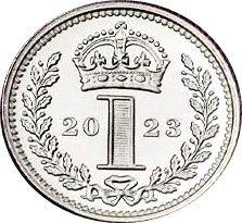 1 Penny - Charles III Maundy Money reverse