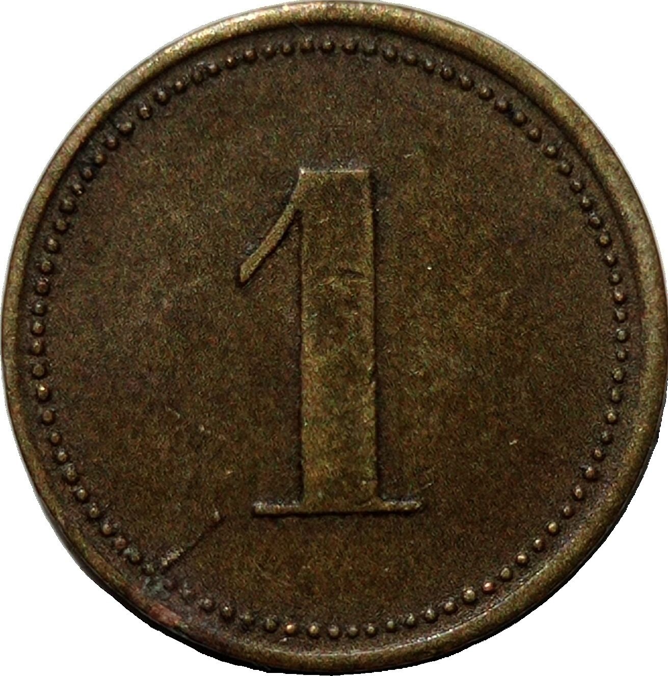 1 Penny - Clown reverse