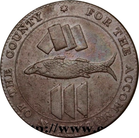 1 Penny Cornwall - Redruth / Williams reverse