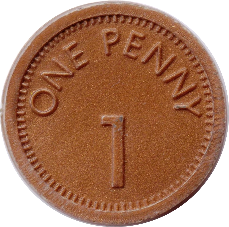 1 Penny - Early Learning Centre Bank reverse