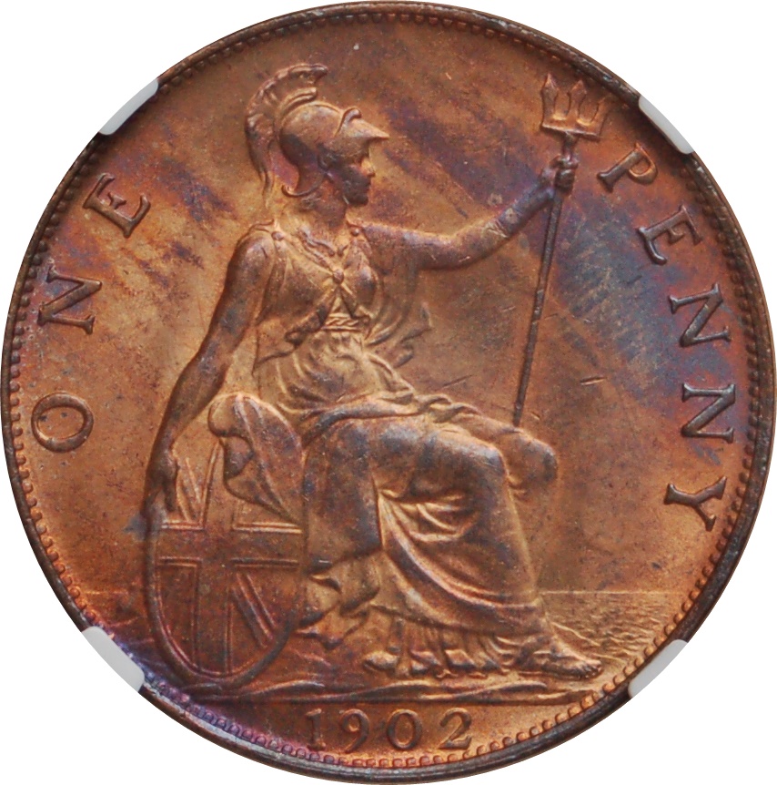 1 Penny - Edward VII reverse