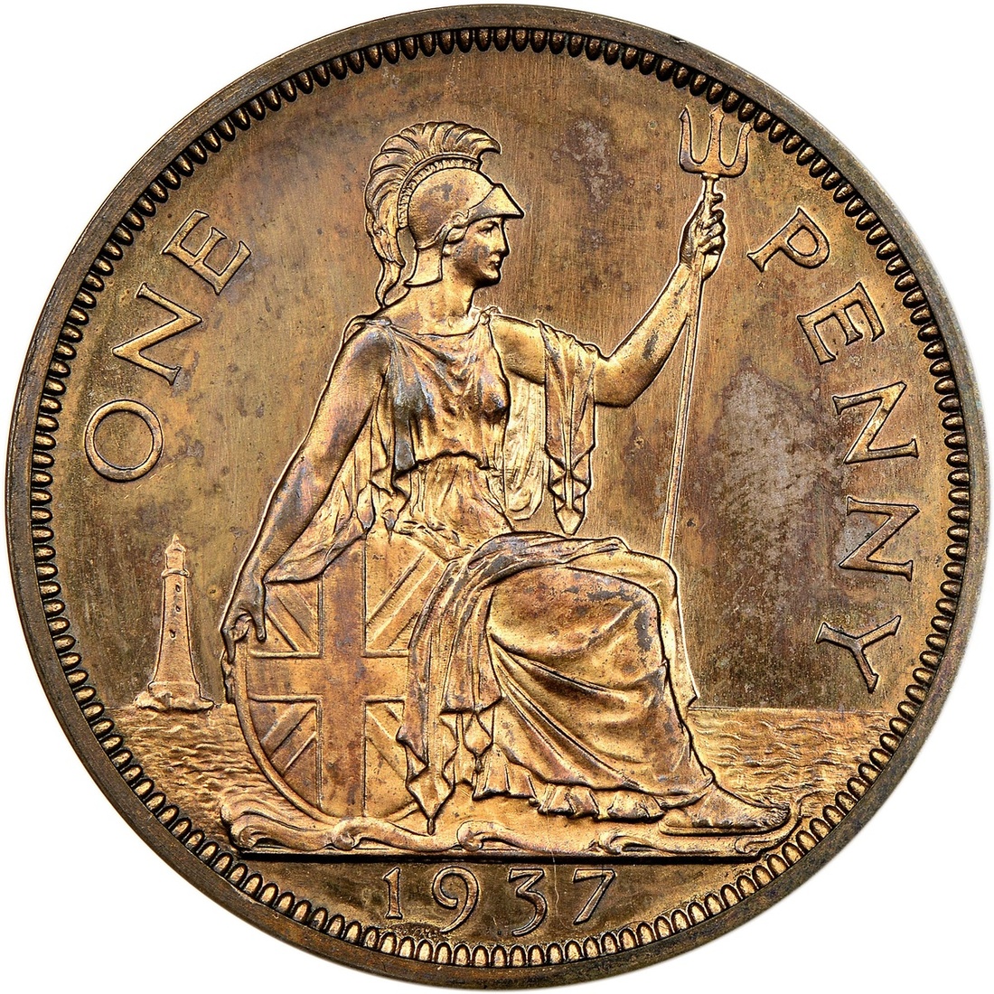 1 Penny - Edward VIII Pattern reverse