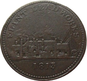 1 Penny Flintshire - Flint Lead Works obverse