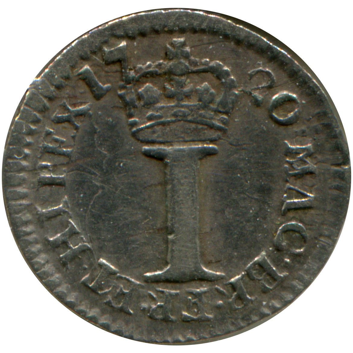1 Penny - George I incl. Maundy reverse