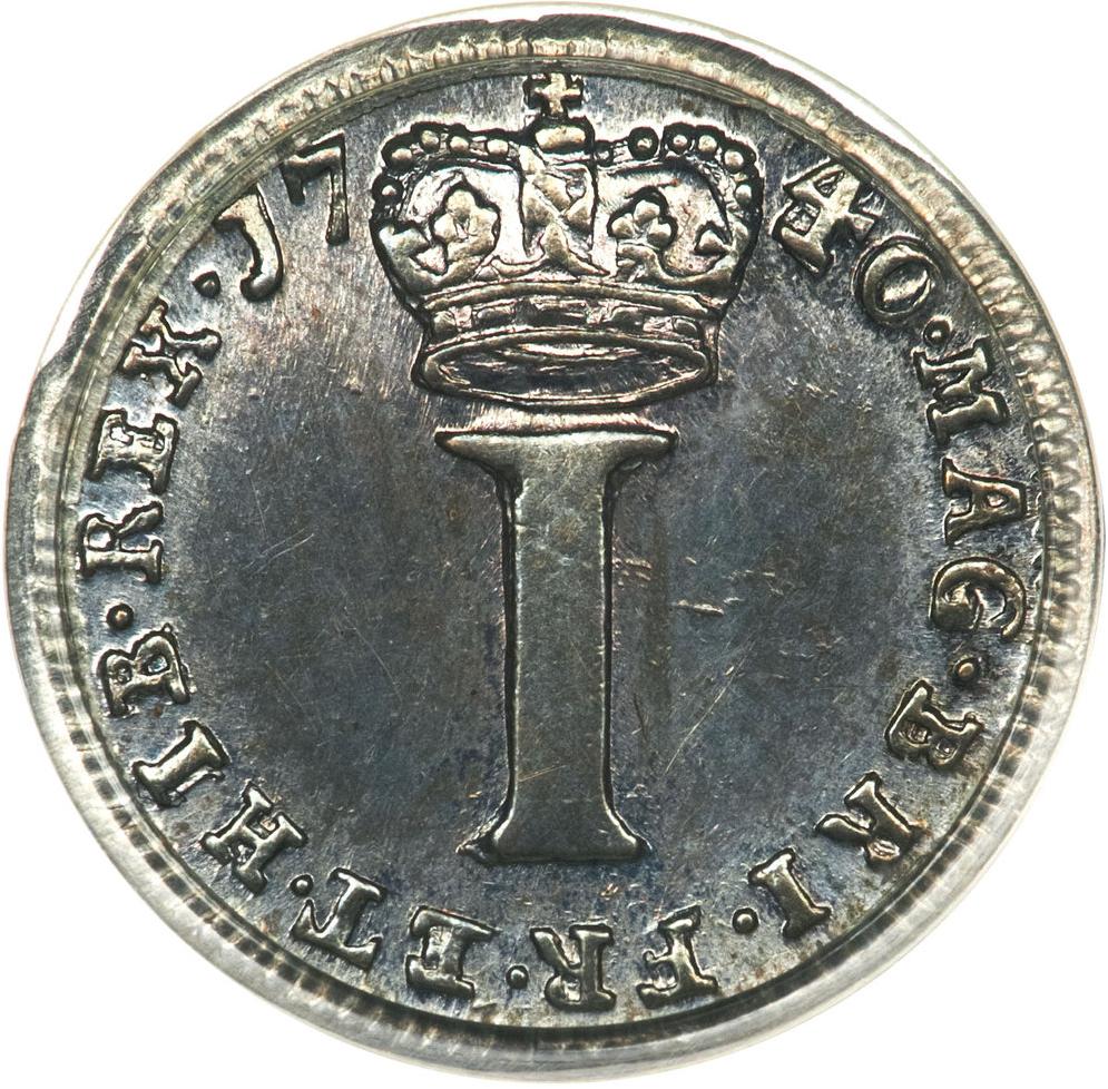 1 Penny - George II incl. Maundy reverse