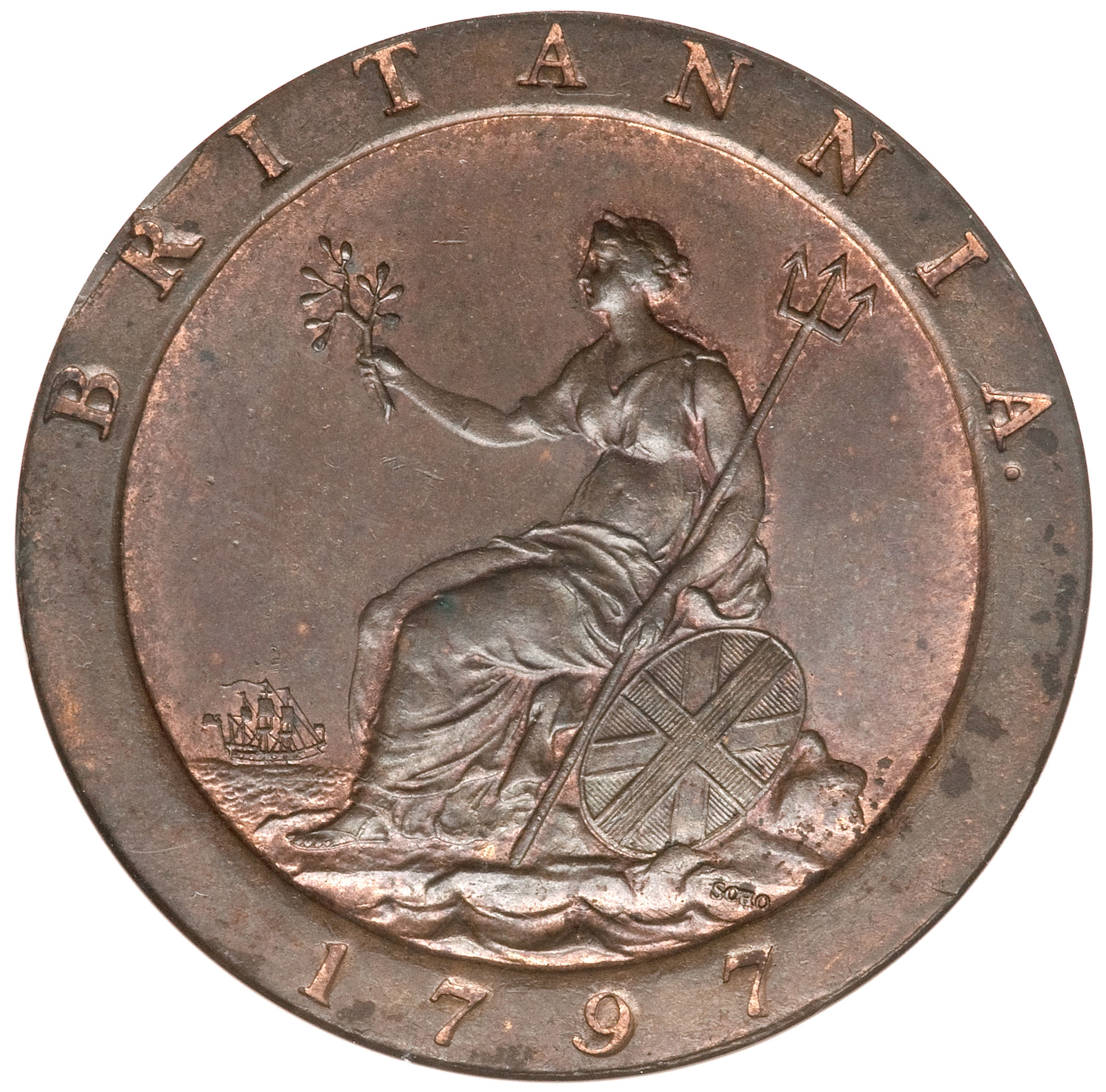 1 Penny - George III 2nd Issue; 'Cartwheel' reverse