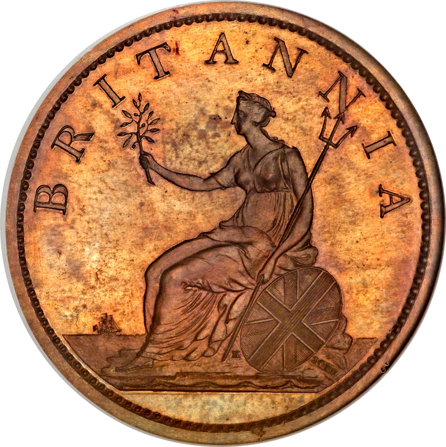 1 Penny - George III 4th Issue reverse