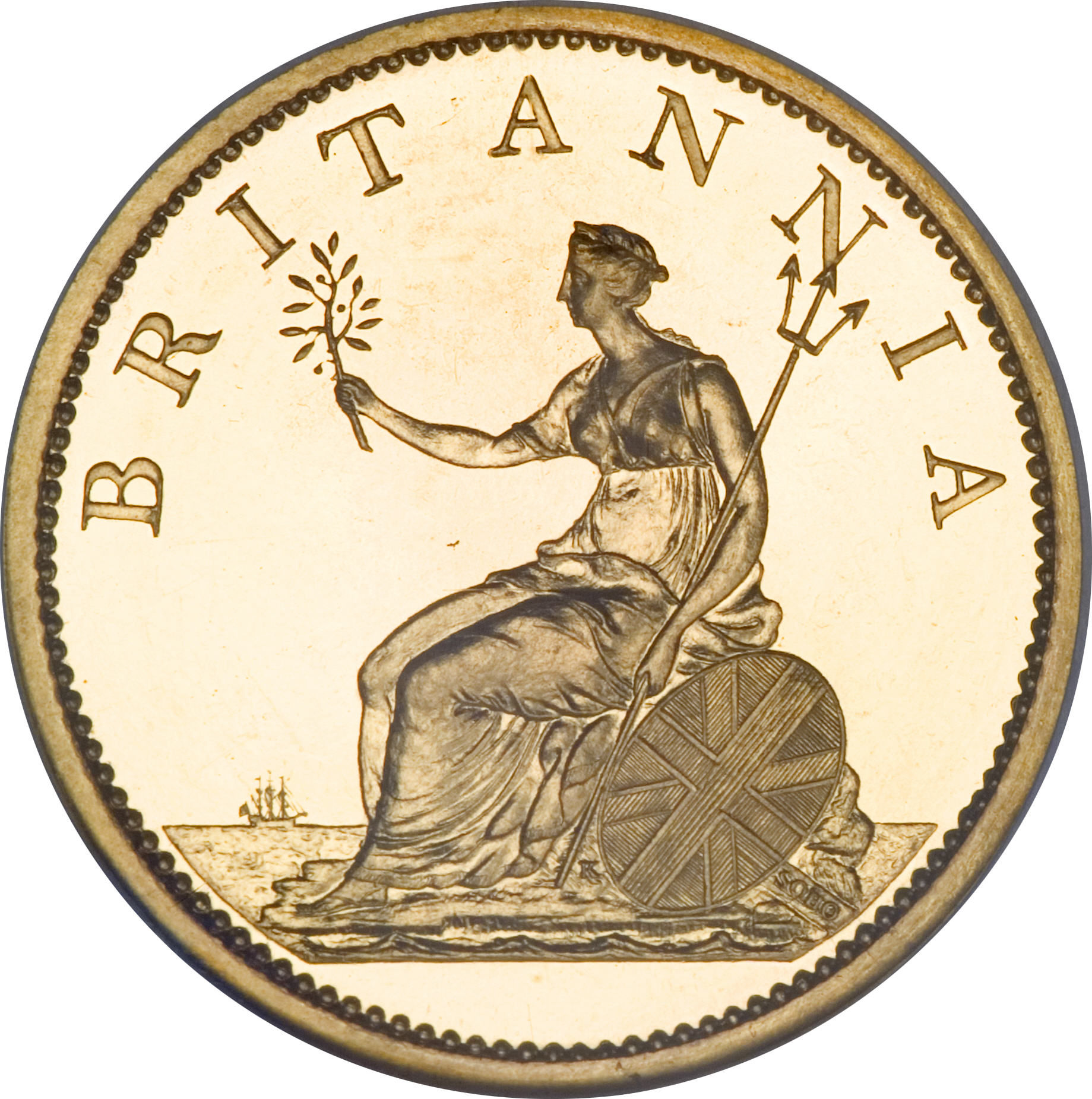 1 Penny - George III 4th Issue reverse