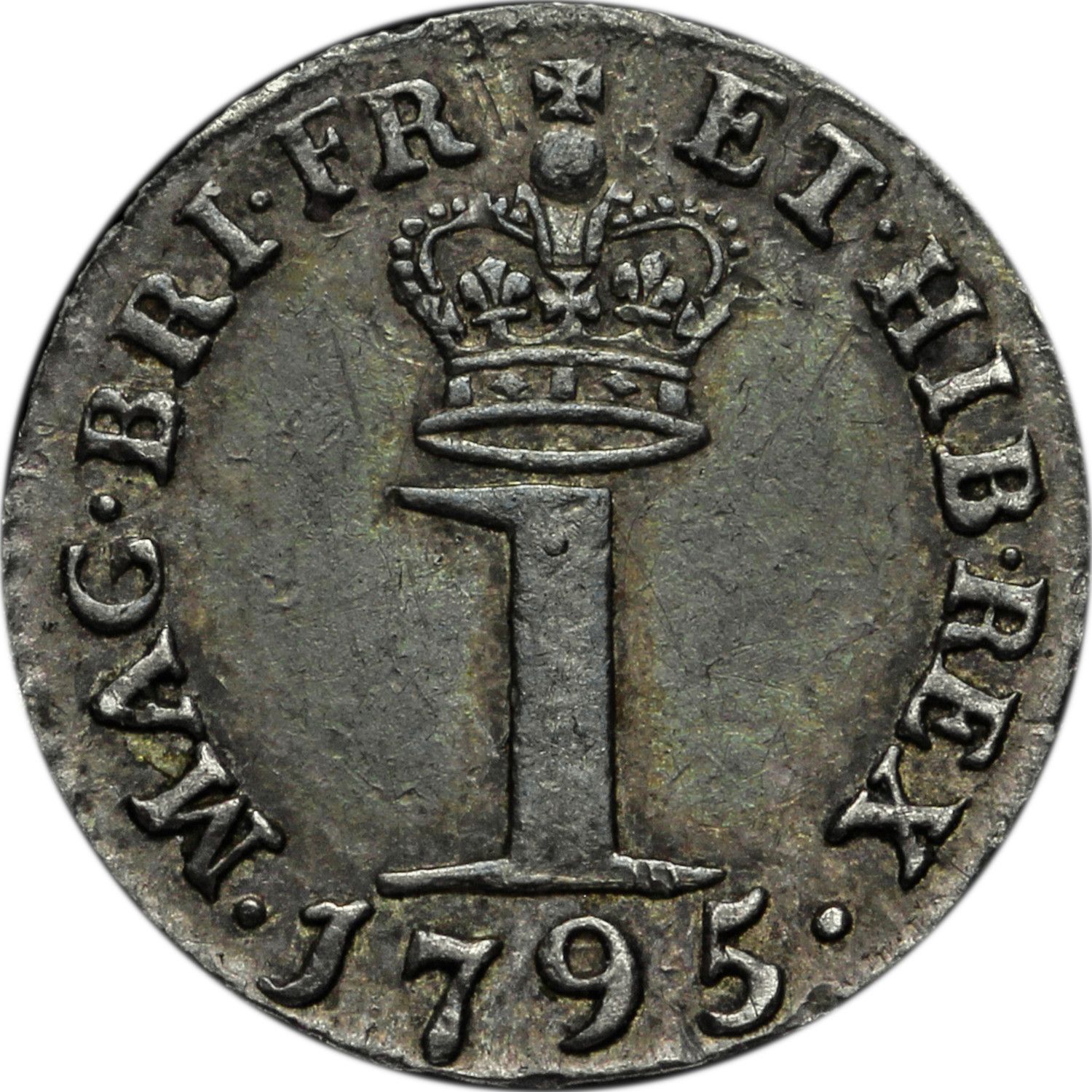 1 Penny - George III Normal numerals; incl. Maundy reverse