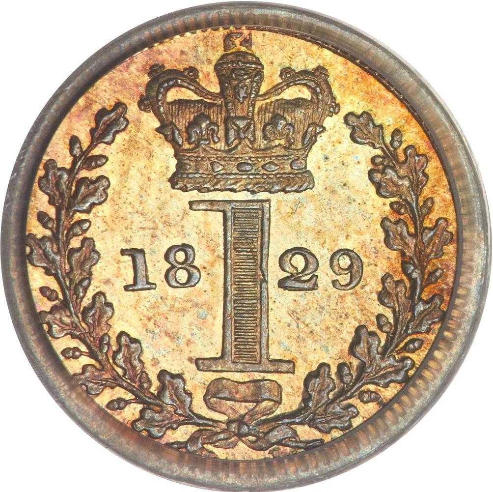 1 Penny - George IV Maundy issues reverse