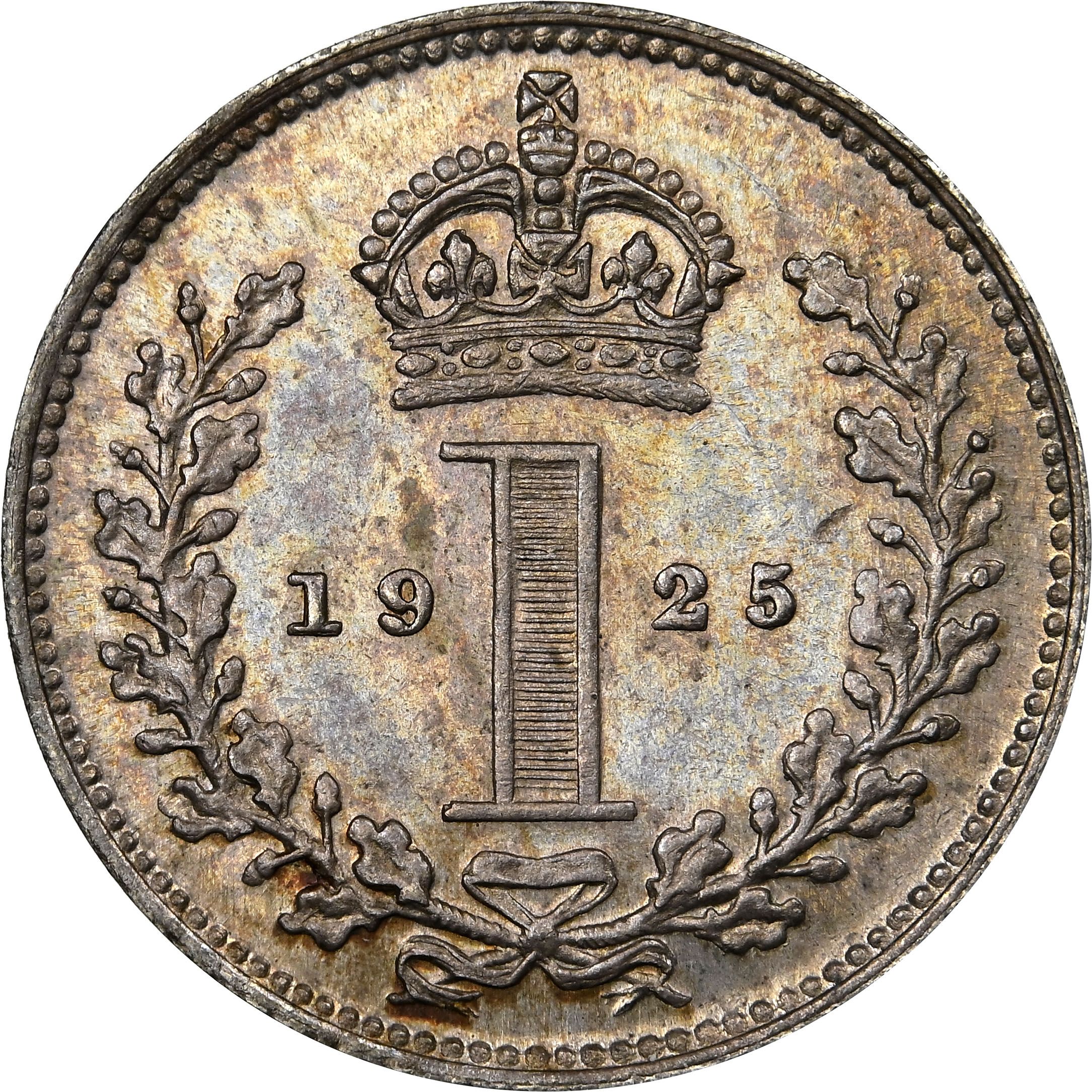 1 Penny - George V 2nd Maundy issue reverse