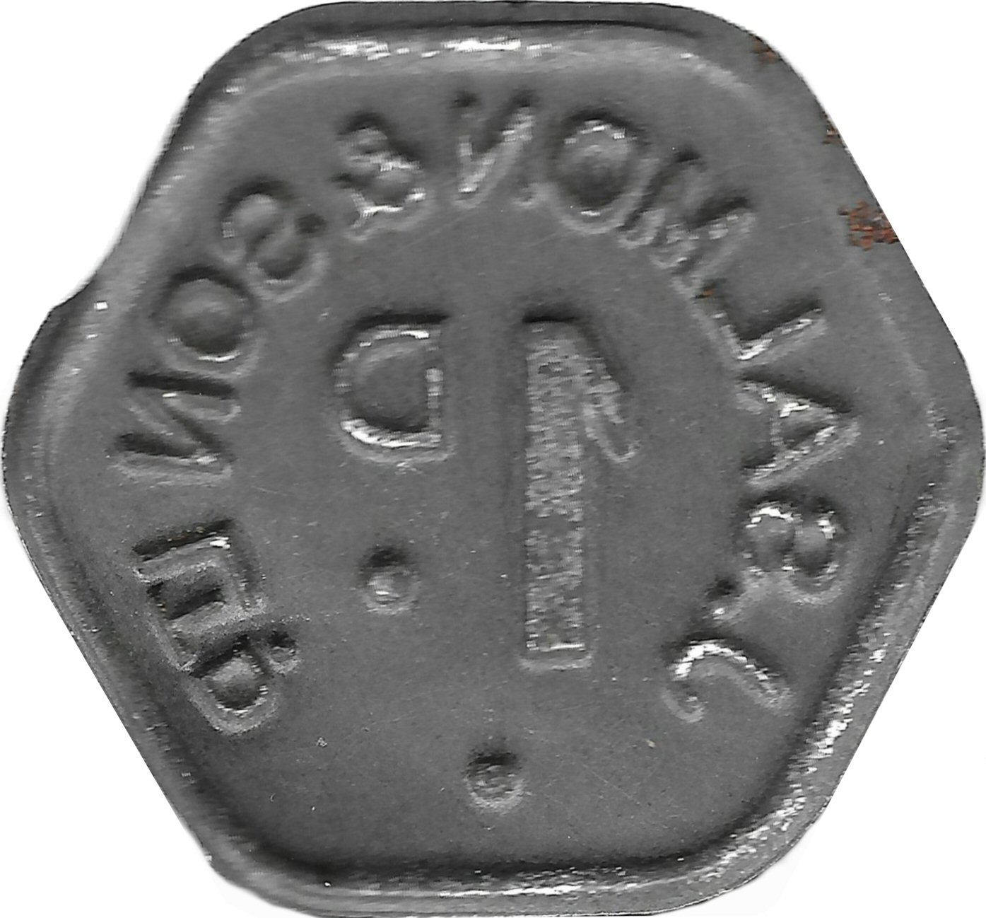 1 Penny - J. Salmon and Son Limited reverse