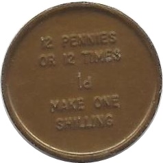 1 Penny Kiddicraft reverse