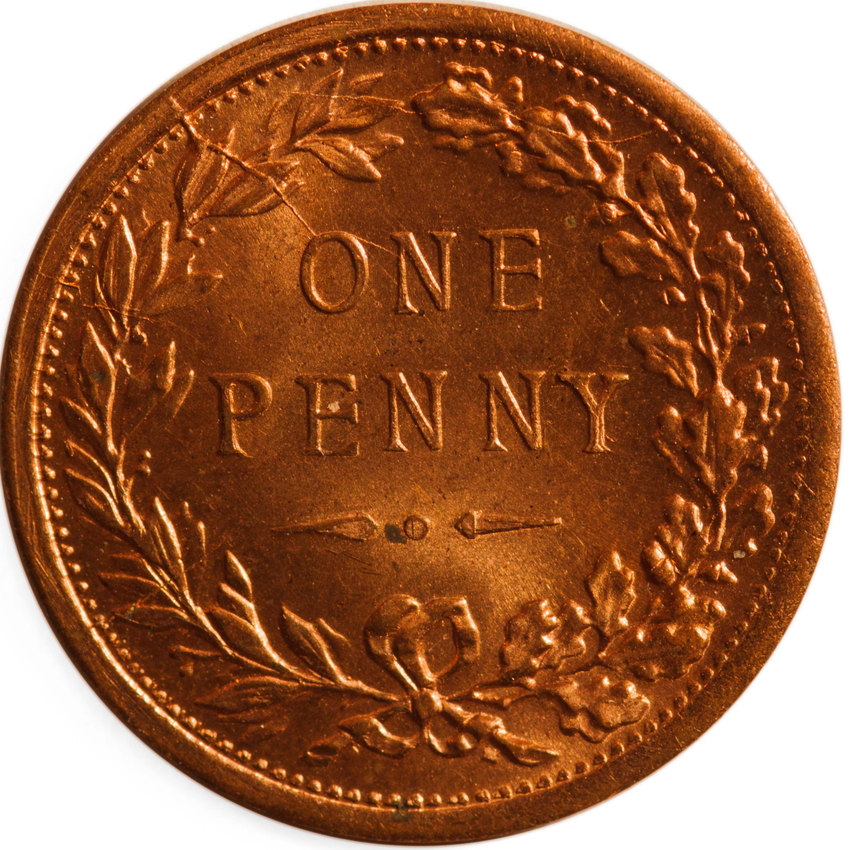 1 Penny Miniature coin reverse