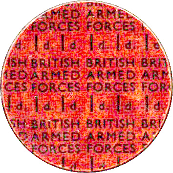 1 Penny - NAAFI reverse