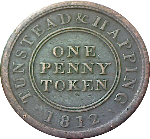 1 Penny Norfolk - Smallburgh / Tunstead and Happing obverse