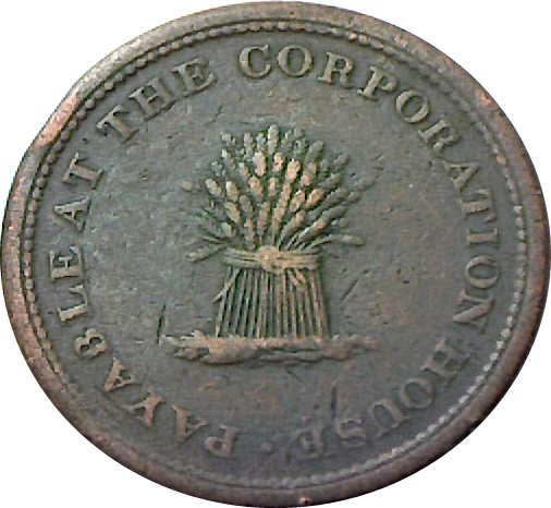 1 Penny Norfolk - Smallburgh / Tunstead and Happing reverse