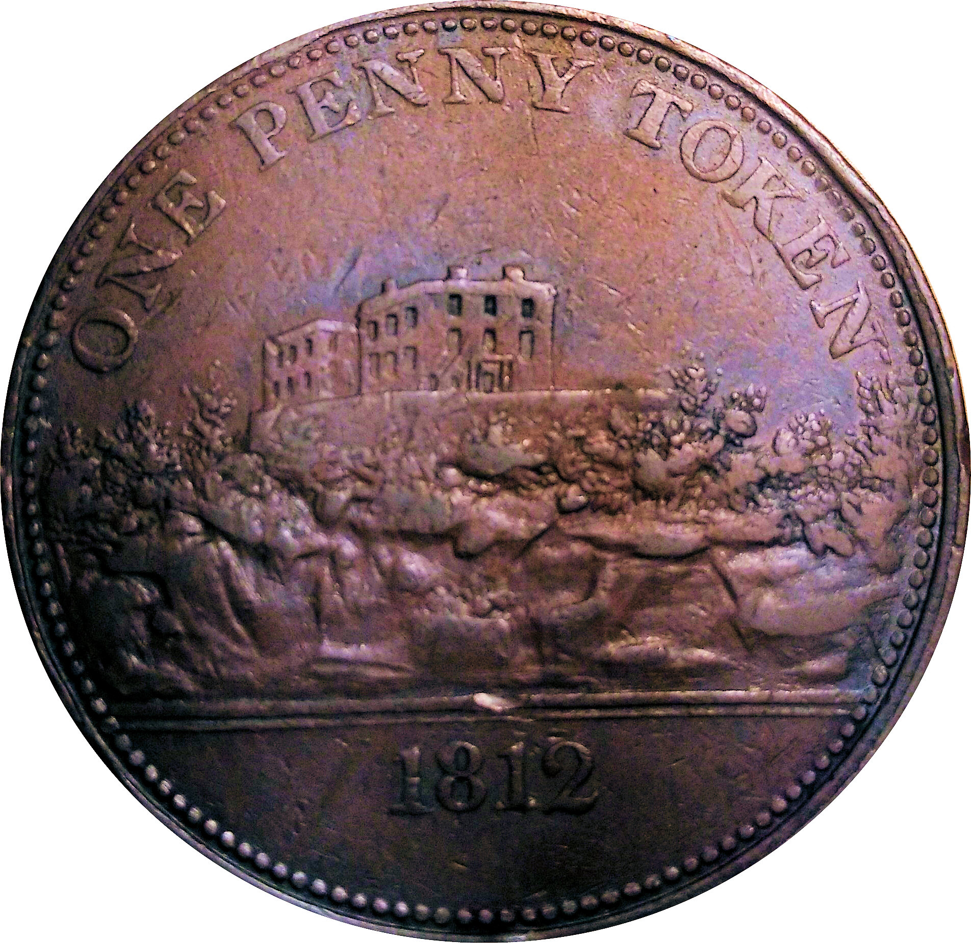 1 Penny Nottingham - J M Fellows reverse