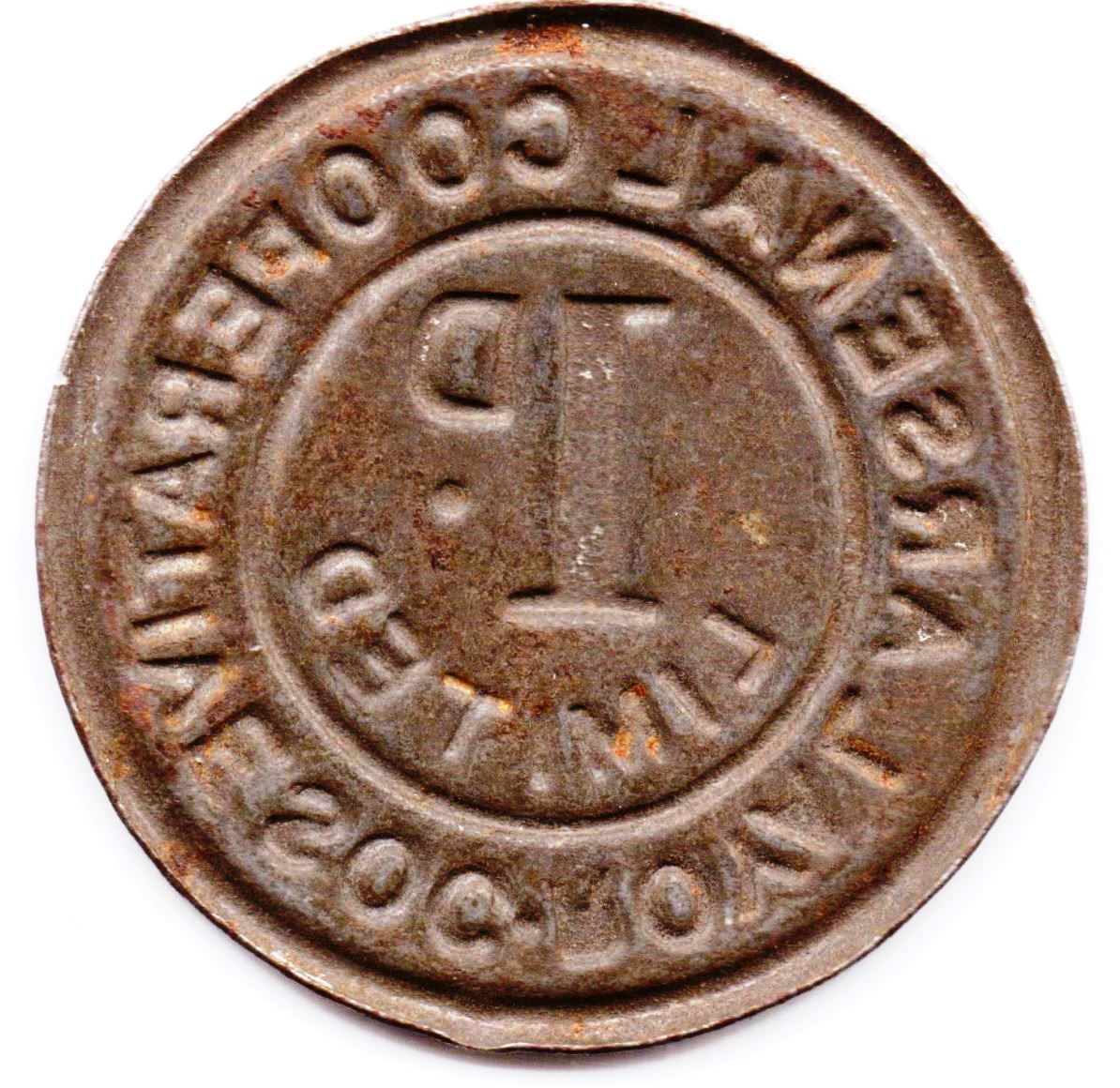 1 Penny - Royal Arsenal Cooperative Soc Limited reverse