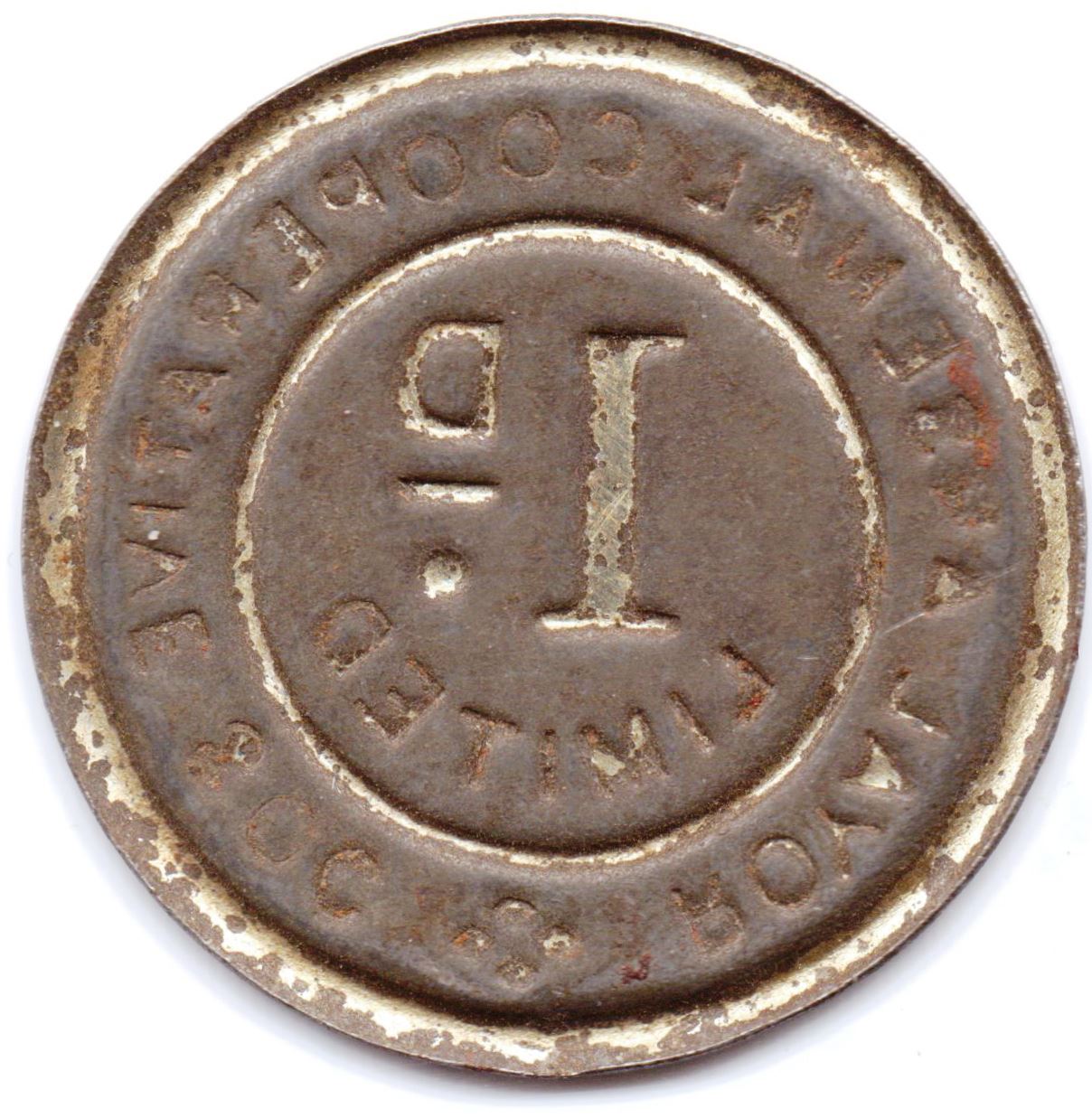 1 Penny - Royal Arsenal Cooperative Soc Limited reverse