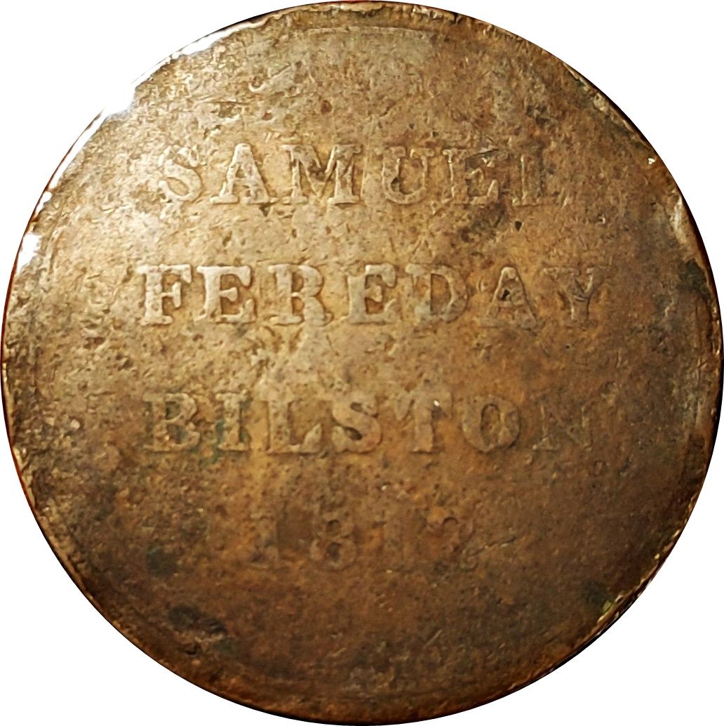 1 Penny Staffordshire - Bilston / S. Fereday reverse