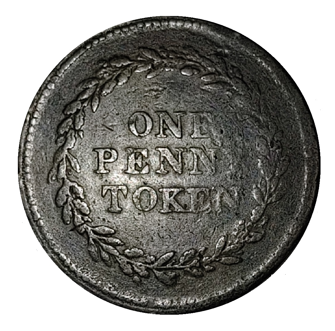 1 Penny Staffordshire - Burton / J. Pardoe reverse