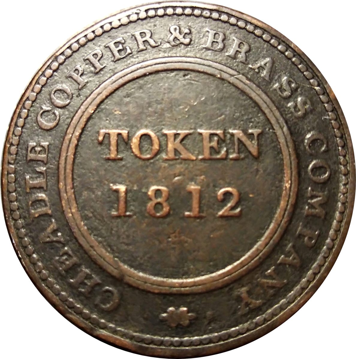 1 Penny Staffordshire - Cheadle Copper and Brass Co obverse
