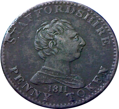 1 Penny Staffordshire - To Facilitate Trade obverse
