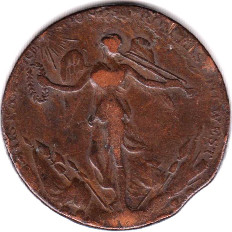 1 Penny Suffolk - Bury / P. Deck reverse