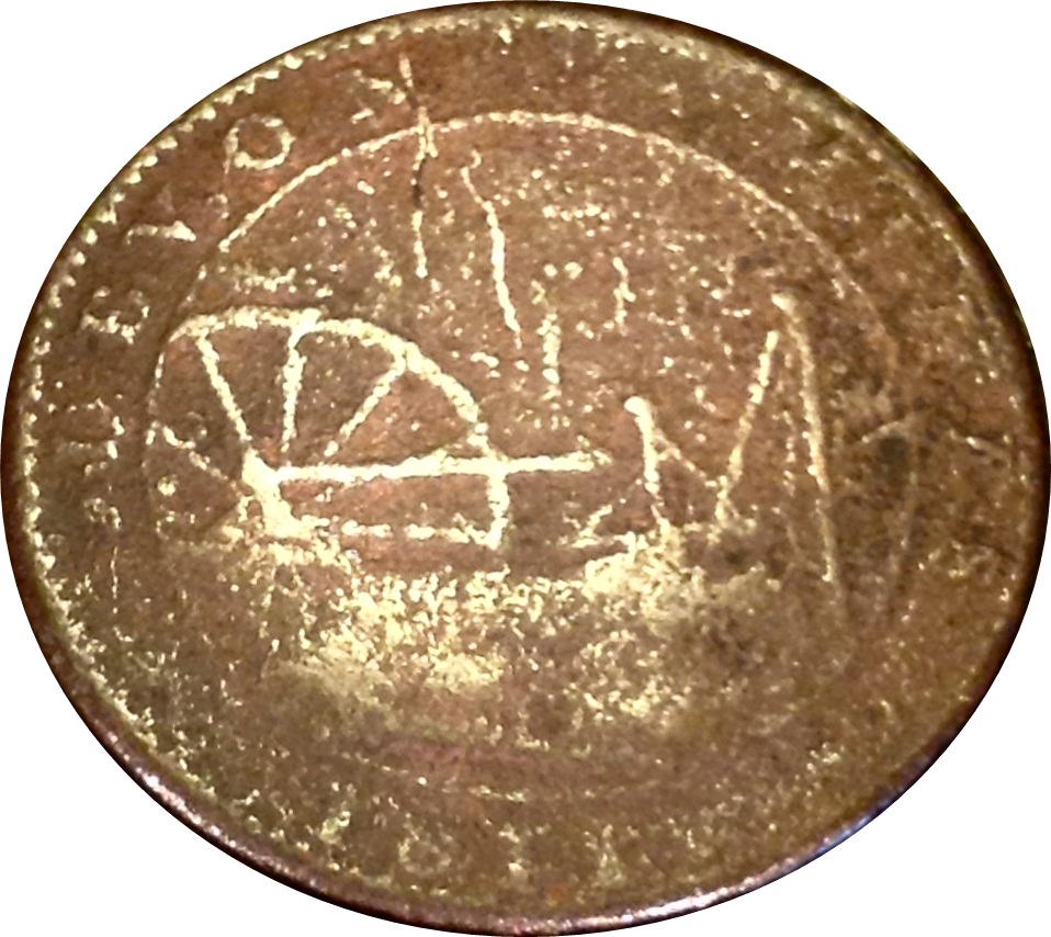 1 Penny Tavistock - Devon Mines reverse