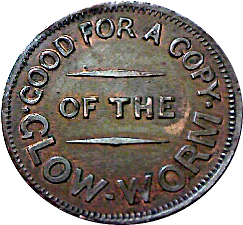 1 Penny - The glow-worm reverse
