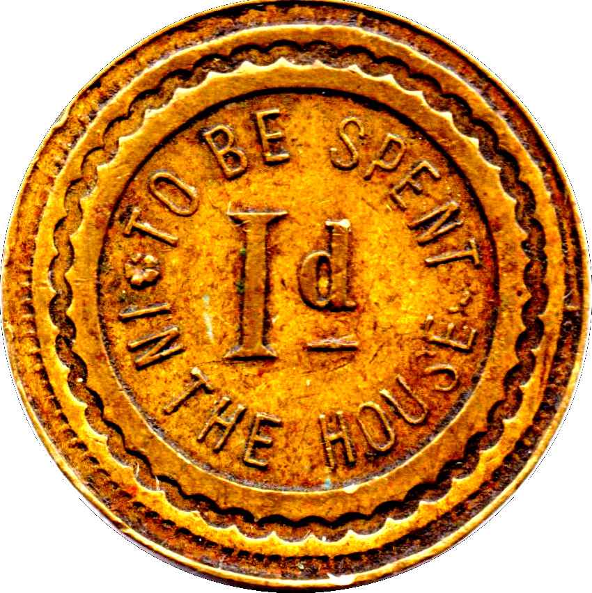 1 Penny to be spent in the house - boar reverse