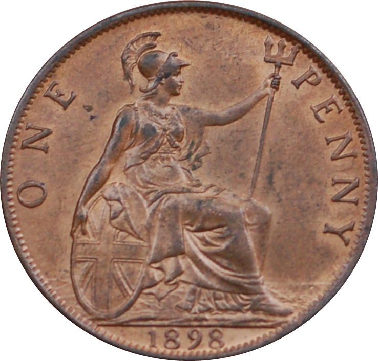 1 Penny - Victoria 3rd portrait reverse