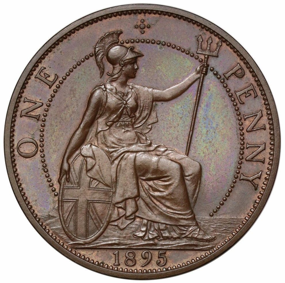 1 Penny - Victoria Pattern; 3rd Portrait reverse