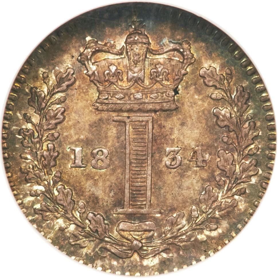 1 Penny - William IV Maundy issues reverse